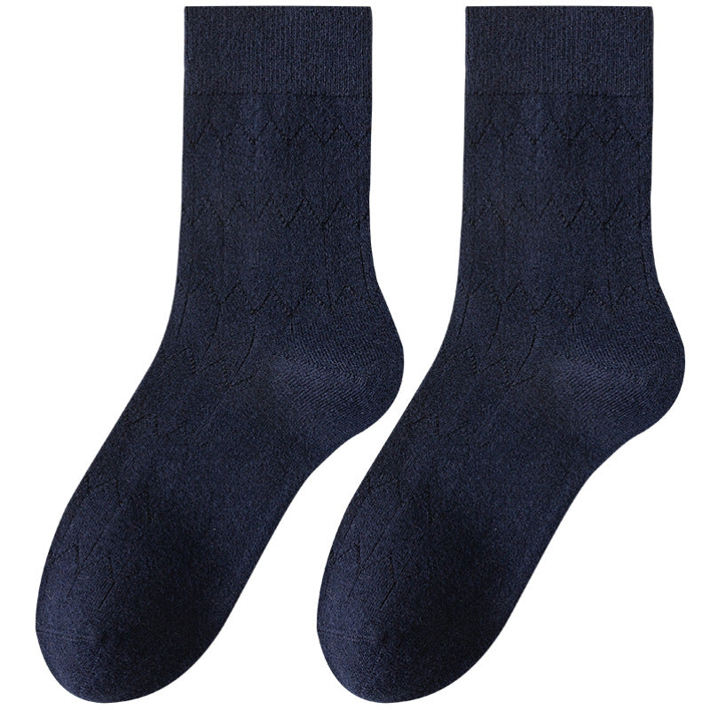 Wool Thermal Socks – Fleece-Lined Mid-Calf